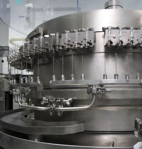 Lavadora industrial para el lavado de material en la industria veterinaria